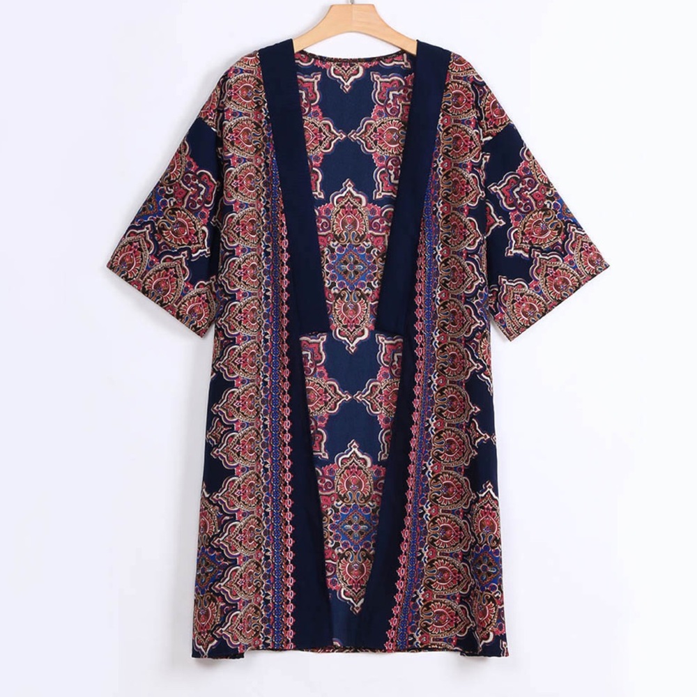 Beautiful BoHo style kimono top/wrap/cover - Picture 4 of 8